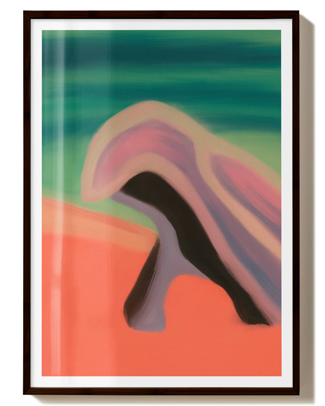 Bending Quietly Poster – FineArt Wandbild, moderne Kunst &amp; Fine Art Print von Spawnd, handgefertigt &amp; Made in Germany
