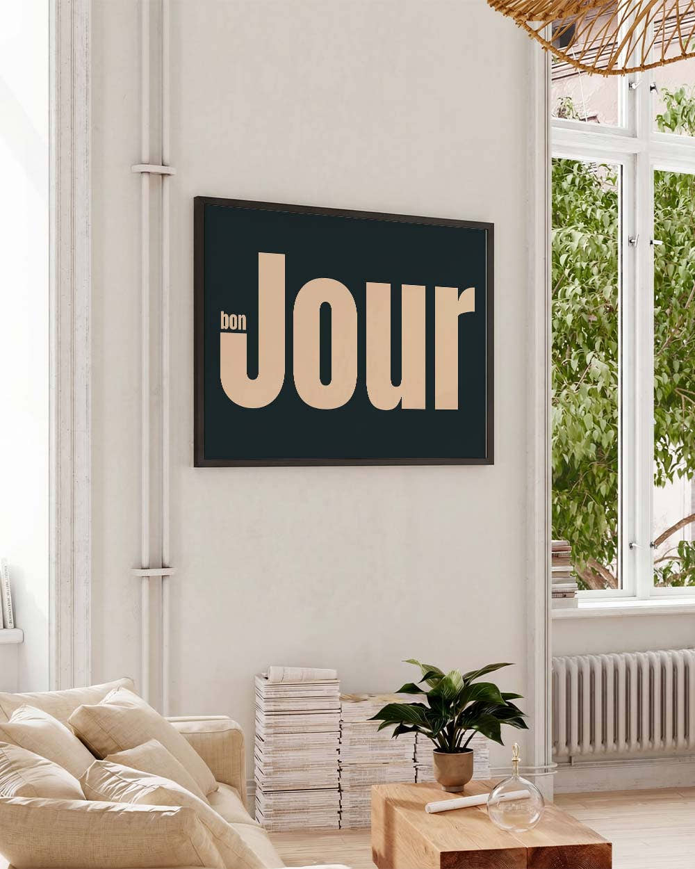 Bon Jour | Typografie Poster
