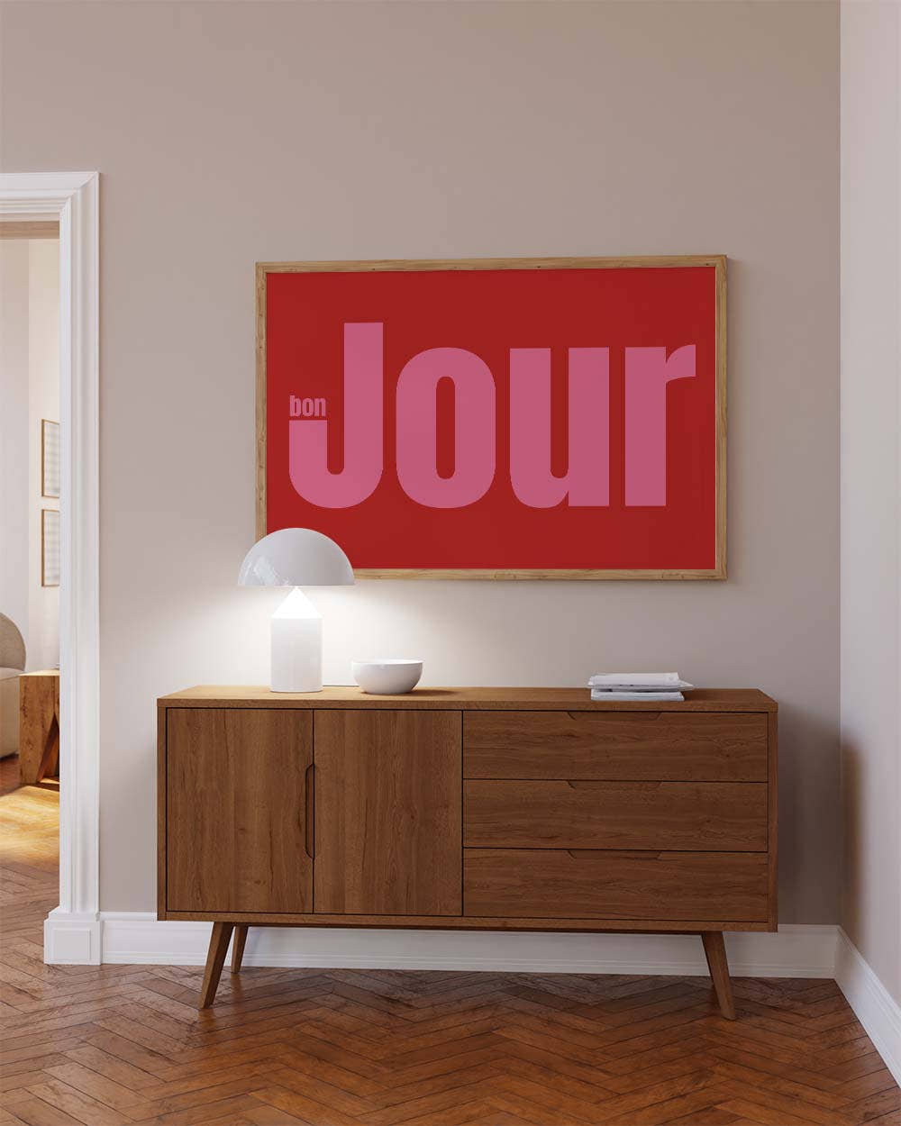 Bon Jour | Typografie Poster