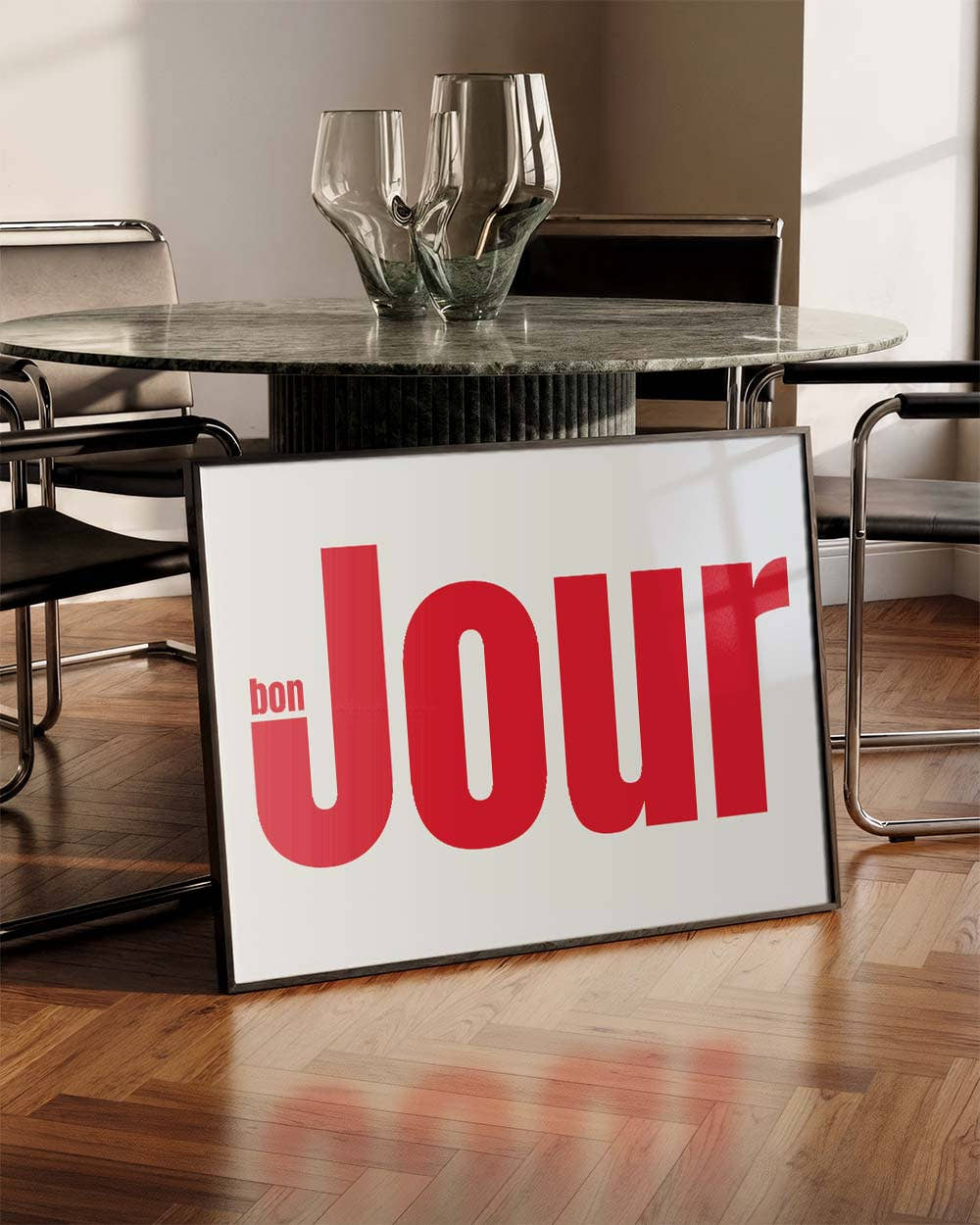 Bon Jour | Typografie Poster