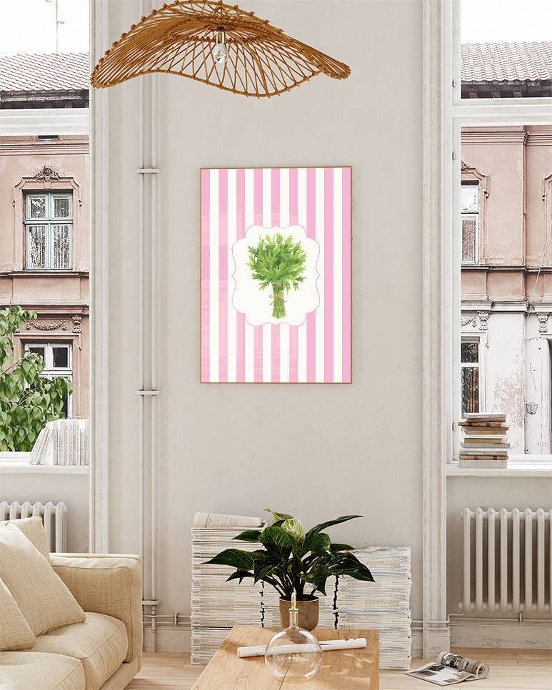 Botanik &amp; Illustration Kräuter Poster – Parsley Poster – FineArt Wandbild, moderne Kunst &amp; Fine Art Print von Spawnd, handgefertigt &amp; Made in Germany