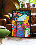 Bunte Bier & Hopfen Streetart Poster – Hopfen Liebe Graffiti Poster – FineArt Wandbild, moderne Kunst & Fine Art Print von Spawnd, handgefertigt & Made in Germany