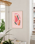 Bunter Schmetterling Illustration Poster – Spread Your Wings Poster – FineArt Wandbild, moderne Kunst & Fine Art Print von Spawnd, handgefertigt & Made in Germany