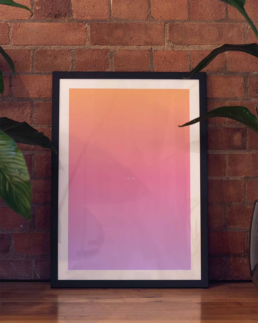 Calm | Minimalist Art Poster