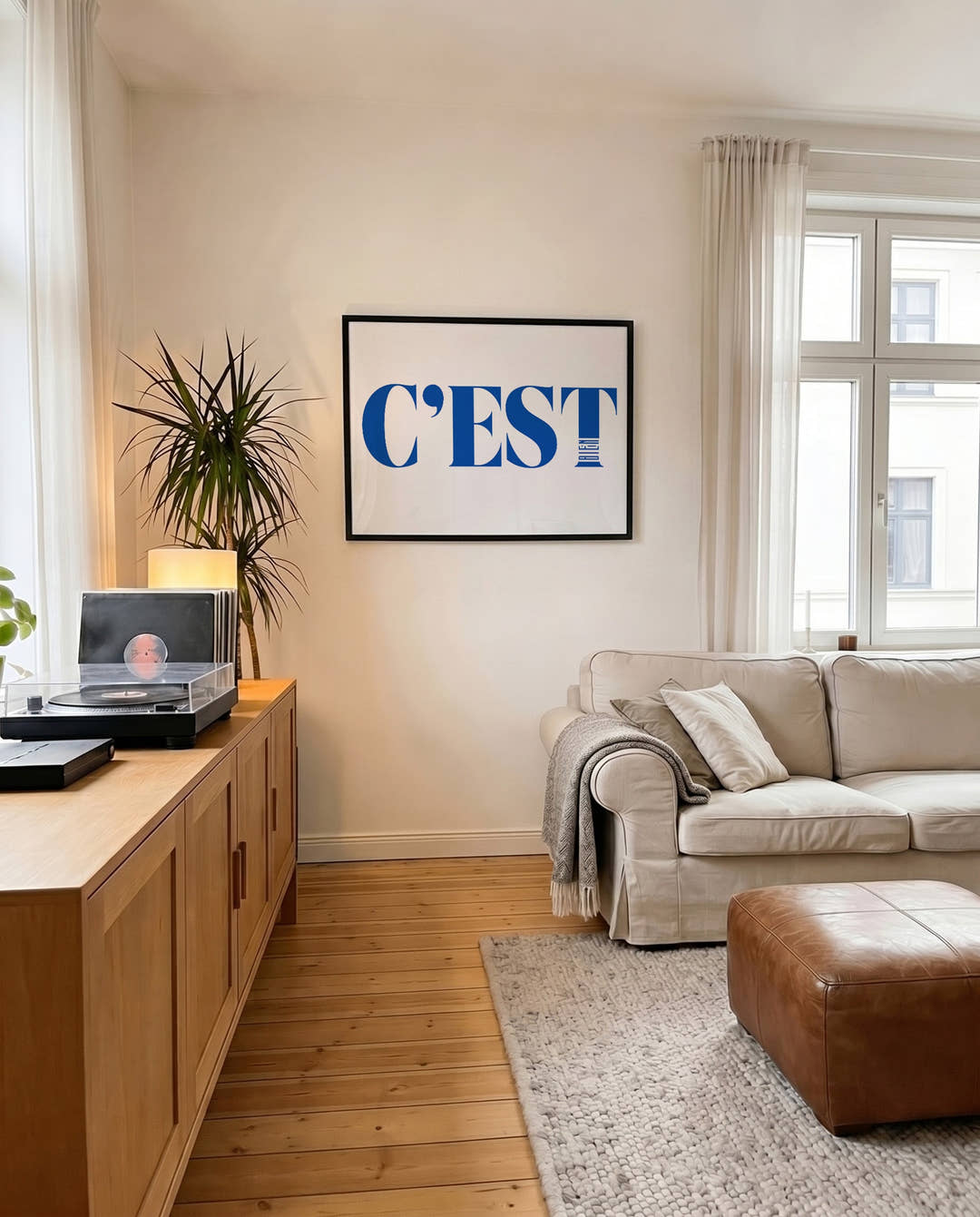C’est bien | Typografie Poster