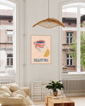Coffee Mood Poster – Today’s Good Mood Is Sponsored by Coffee Poster – FineArt Wandbild, moderne Kunst & Fine Art Print von Spawnd, handgefertigt & Made in Germany