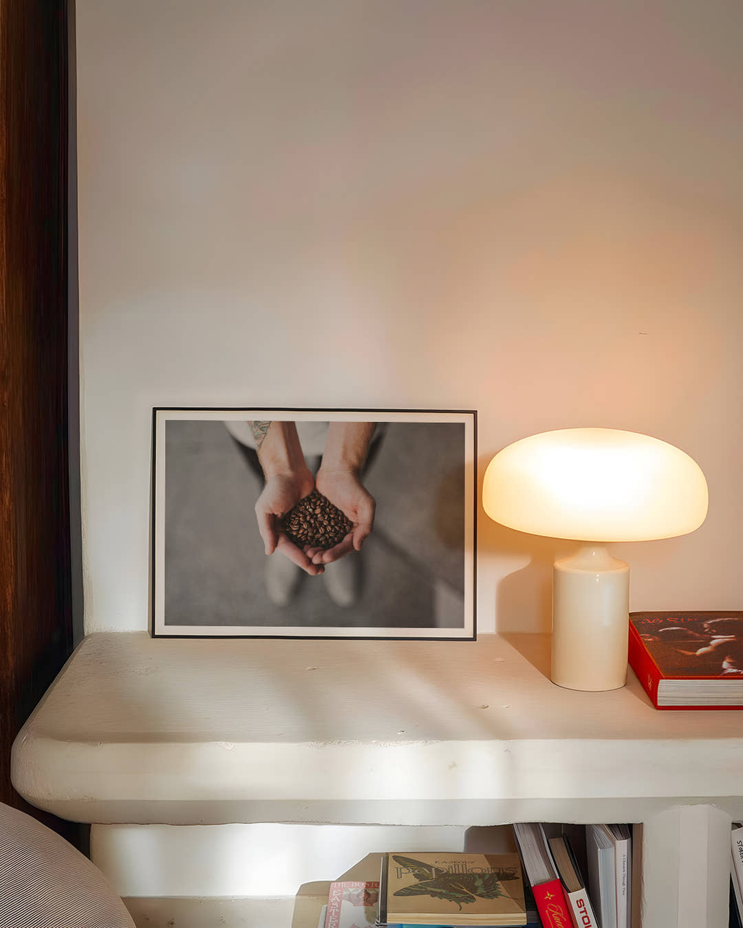 Coffee time Poster – FineArt Wandbild, moderne Kunst &amp; Fine Art Print von Spawnd, handgefertigt &amp; Made in Germany