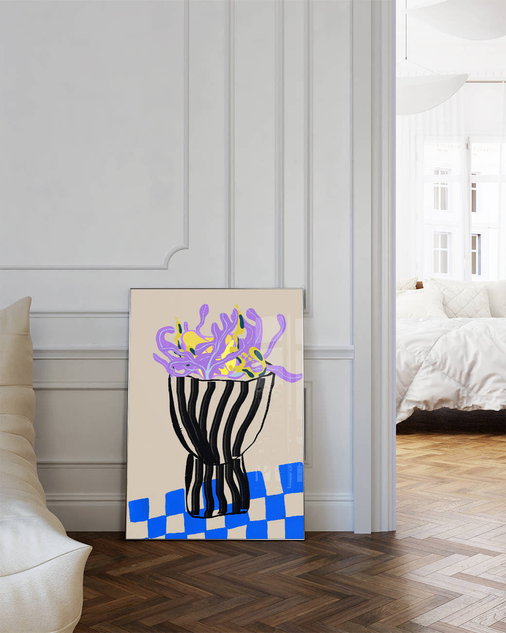 Colorful Abstrakte Vase Poster – Colorful Abstract Vase