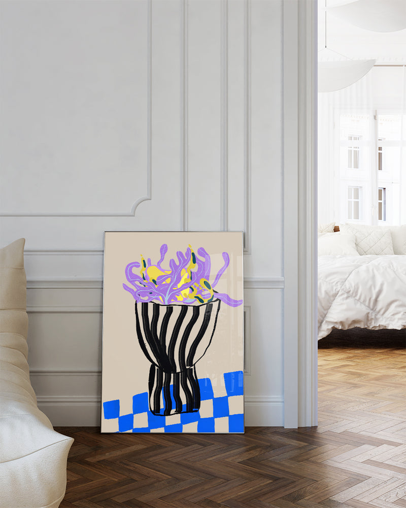 Colorful Abstrakte Vase Poster – Colorful Abstract Vase