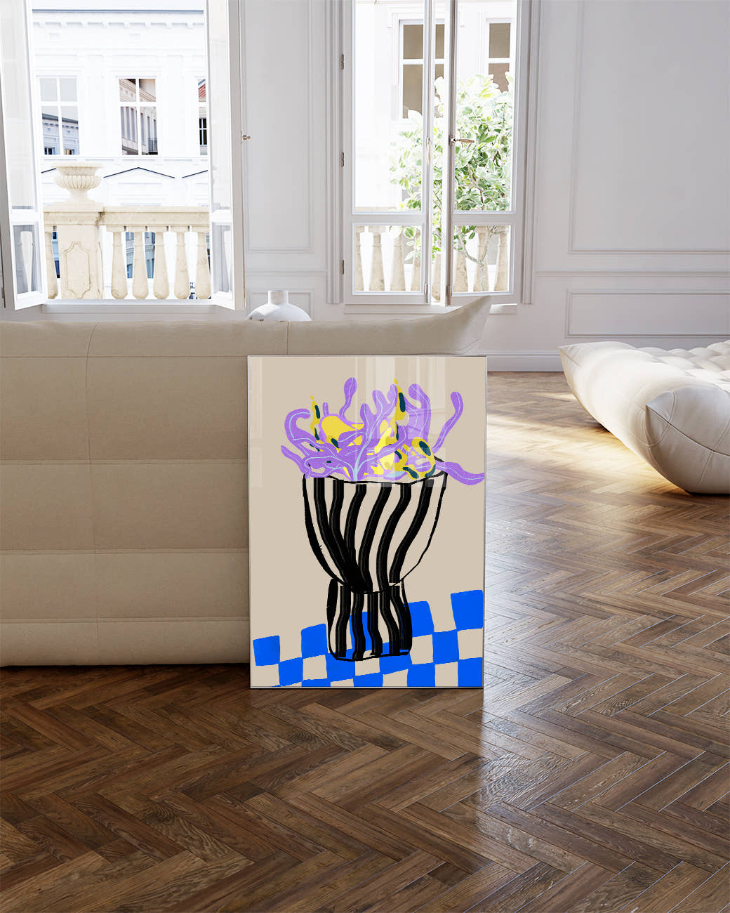 Colorful Abstrakte Vase Poster – Colorful Abstract Vase