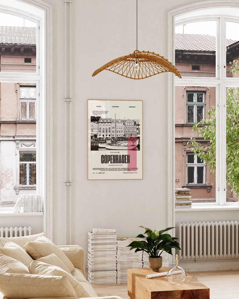 Copenhagen Poster – FineArt Wandbild, moderne Kunst & Fine Art Print von Spawnd, handgefertigt & Made in Germany