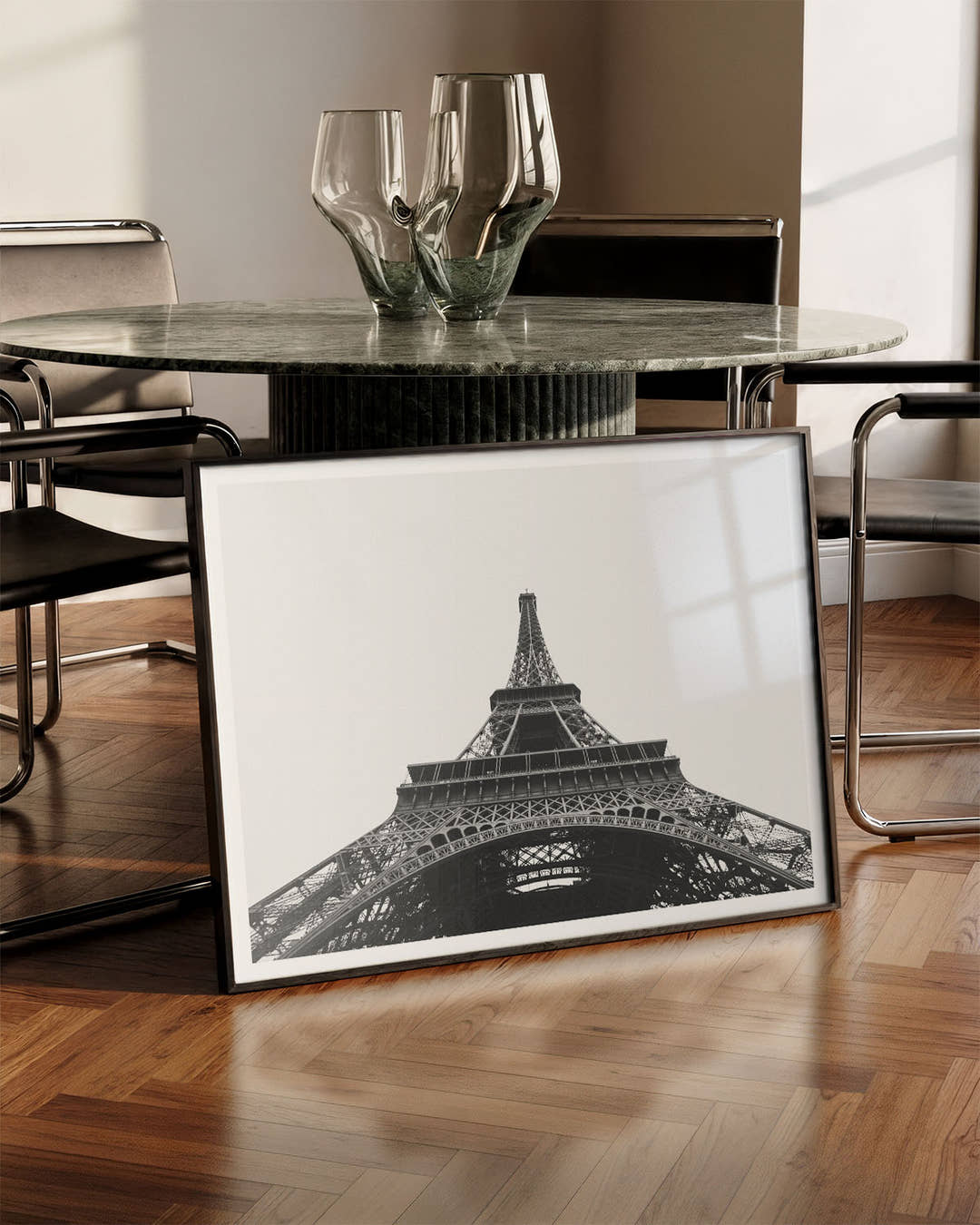 Eifeltower No1 Poster – FineArt Wandbild, moderne Kunst &amp; Fine Art Print von Spawnd, handgefertigt &amp; Made in Germany
