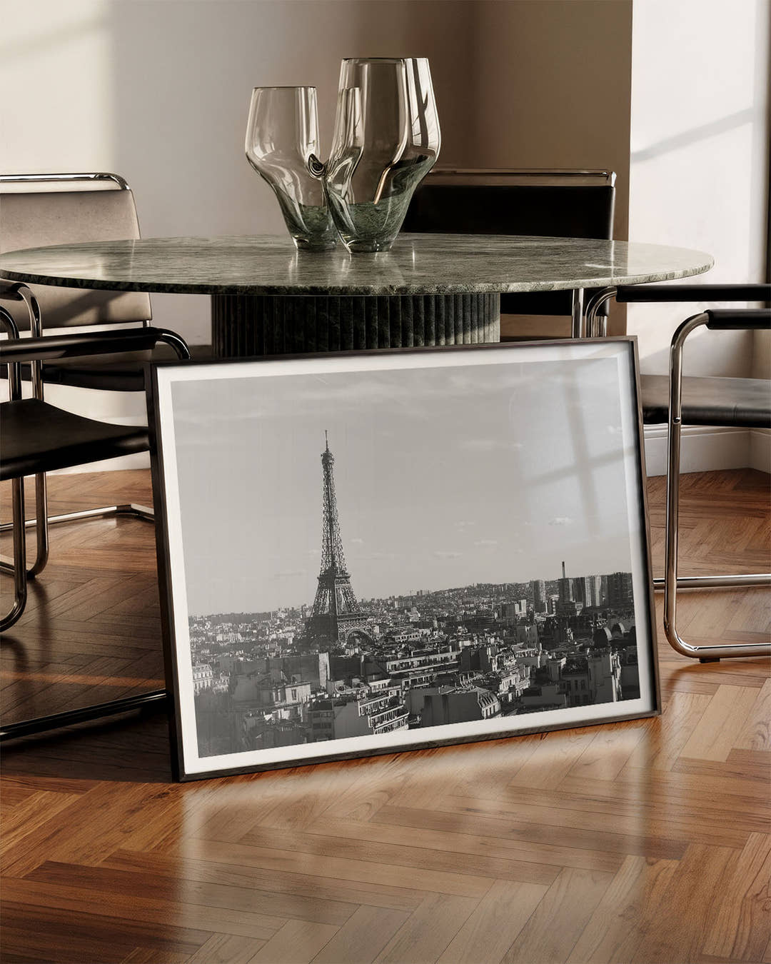 Eifeltower No2 Poster – FineArt Wandbild, moderne Kunst &amp; Fine Art Print von Spawnd, handgefertigt &amp; Made in Germany