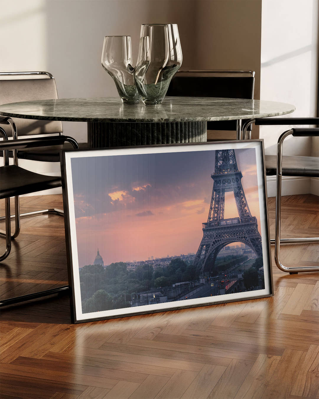 Eifeltower No3 Poster – FineArt Wandbild, moderne Kunst &amp; Fine Art Print von Spawnd, handgefertigt &amp; Made in Germany