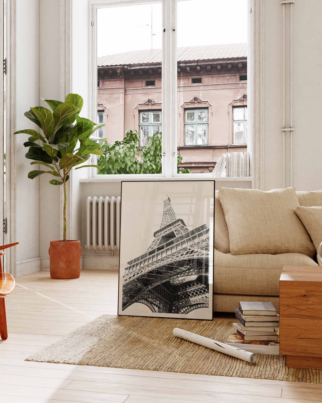 Eifeltower No4 Poster – FineArt Wandbild, moderne Kunst &amp; Fine Art Print von Spawnd, handgefertigt &amp; Made in Germany