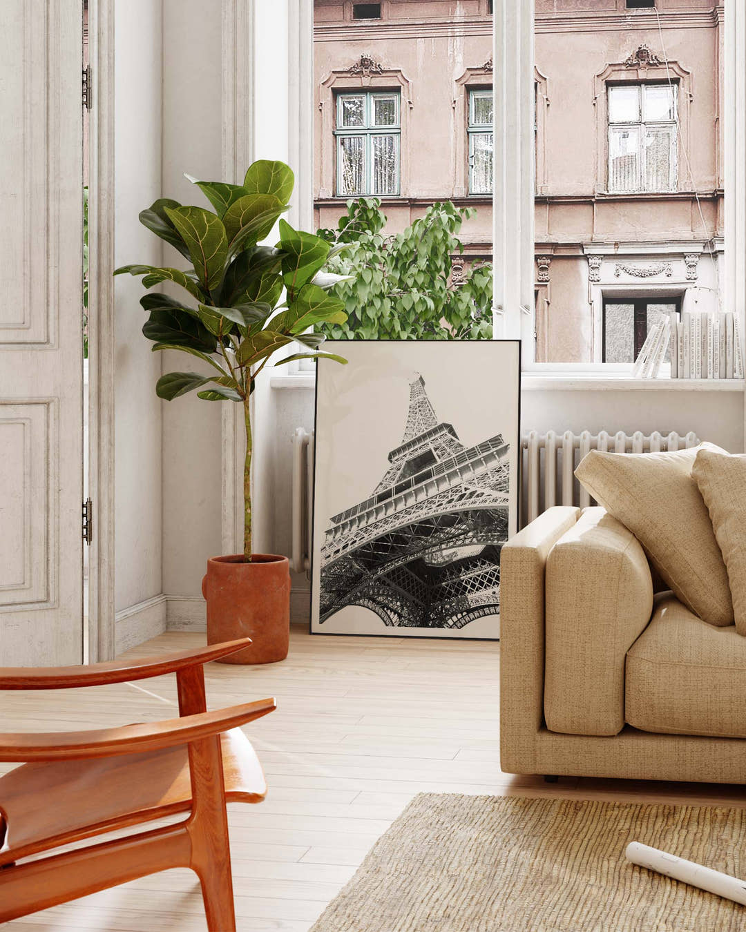 Eifeltower No4 Poster – FineArt Wandbild, moderne Kunst &amp; Fine Art Print von Spawnd, handgefertigt &amp; Made in Germany
