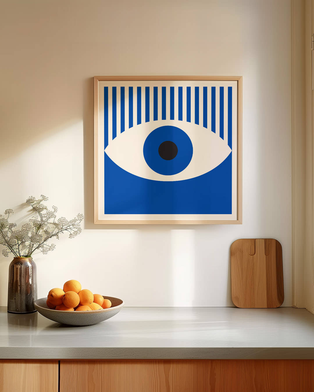 eYe Poster – FineArt Wandbild, moderne Kunst &amp; Fine Art Print von Spawnd, handgefertigt &amp; Made in Germany