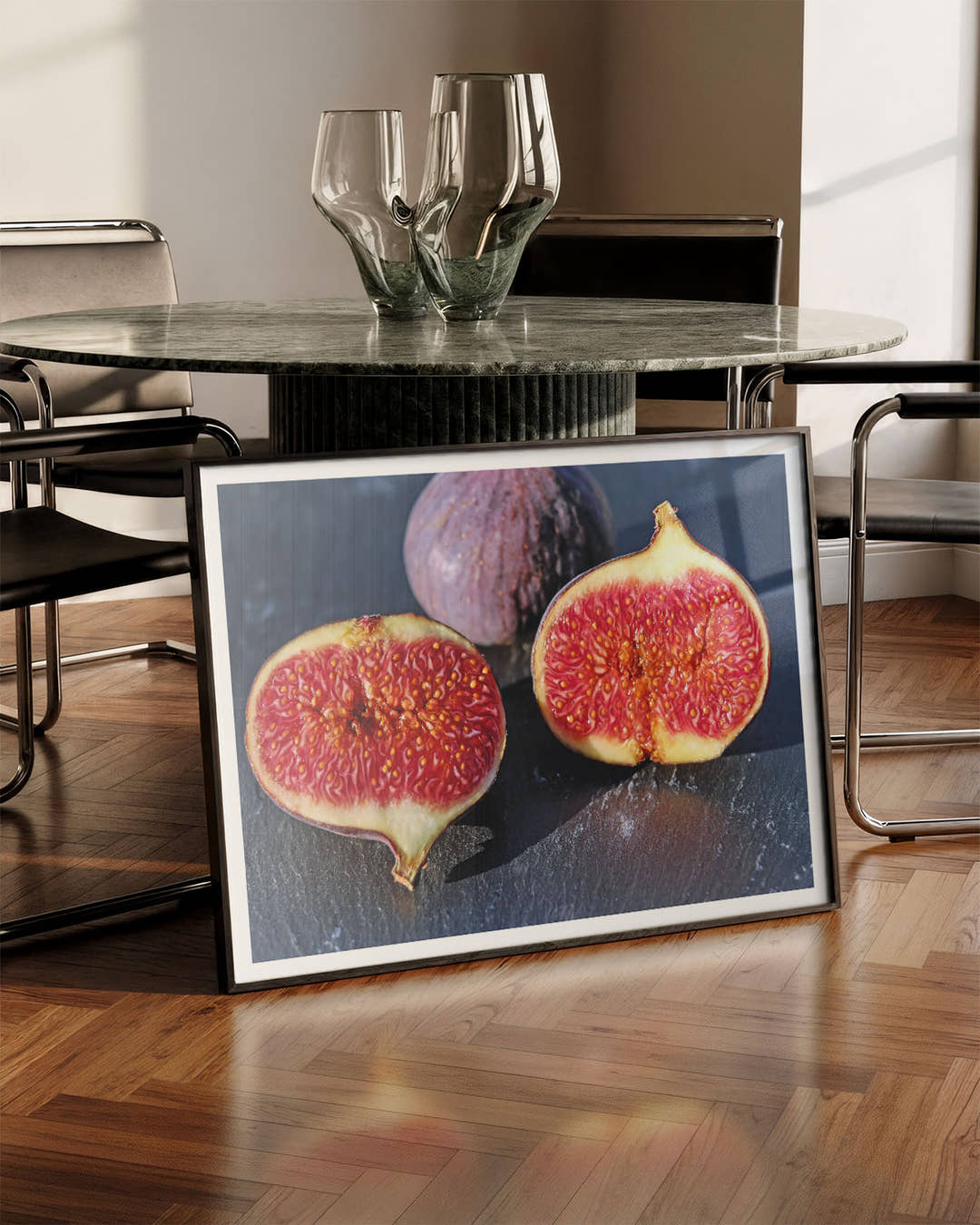 Feigen Poster – FineArt Wandbild, moderne Kunst &amp; Fine Art Print von Spawnd, handgefertigt &amp; Made in Germany
