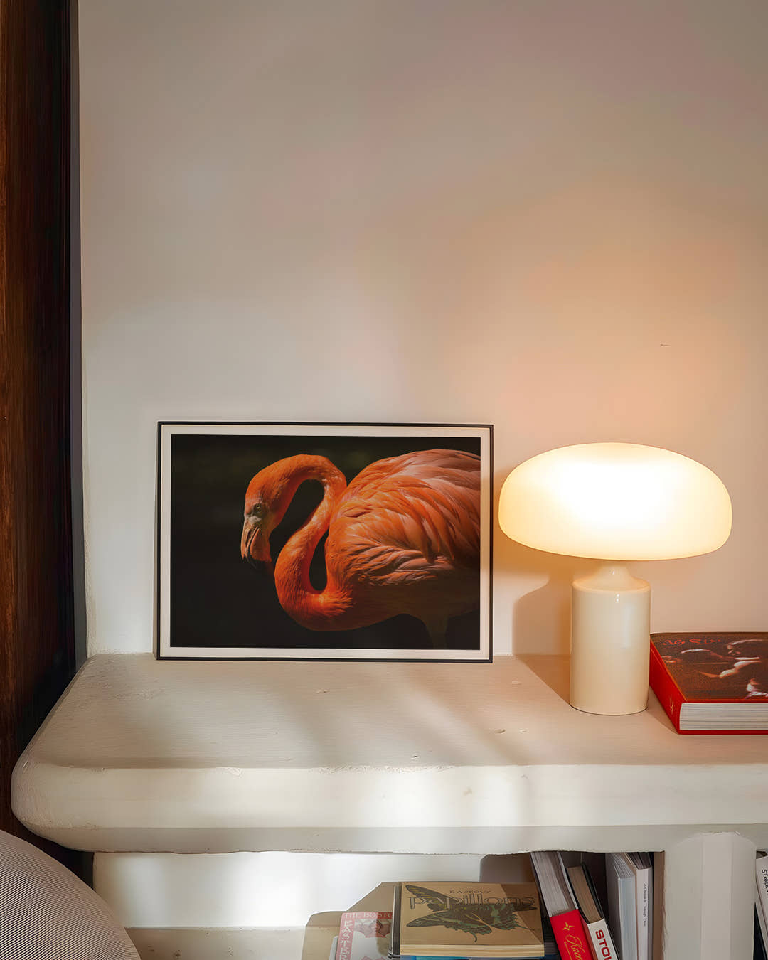 FlamingoDream Poster – FineArt Wandbild, moderne Kunst &amp; Fine Art Print von Spawnd, handgefertigt &amp; Made in Germany