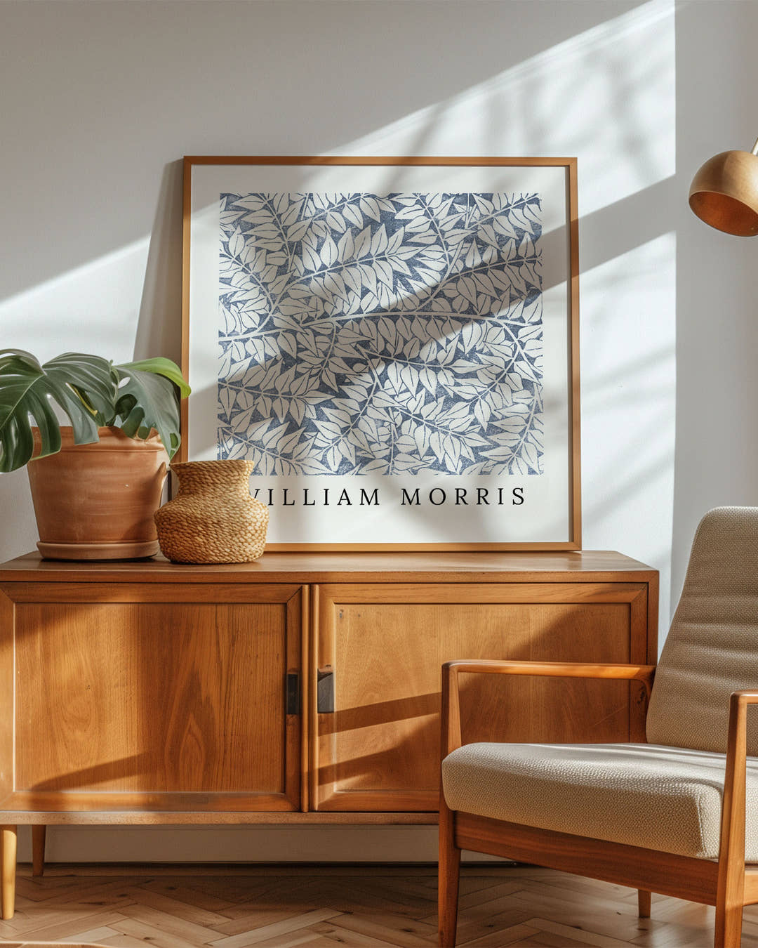 Frosted Ferns Poster – FineArt Wandbild, moderne Kunst &amp; Fine Art Print von Spawnd, handgefertigt &amp; Made in Germany