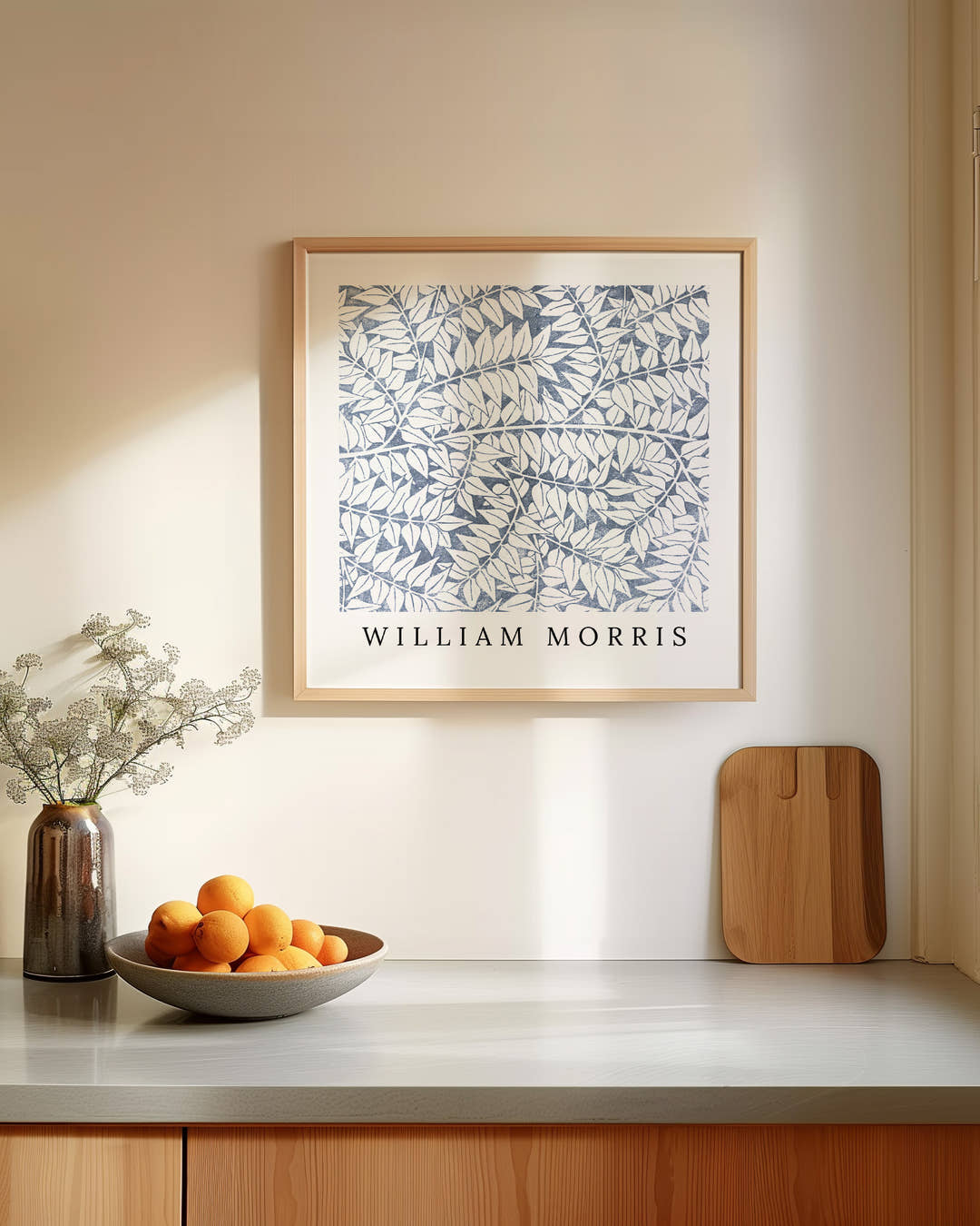 Frosted Ferns Poster – FineArt Wandbild, moderne Kunst &amp; Fine Art Print von Spawnd, handgefertigt &amp; Made in Germany
