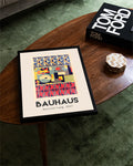 Geometrisches Bauhaus Muster Poster – Ausstellung 1927 Poster – FineArt Wandbild, moderne Kunst & Fine Art Print von Spawnd, handgefertigt & Made in Germany