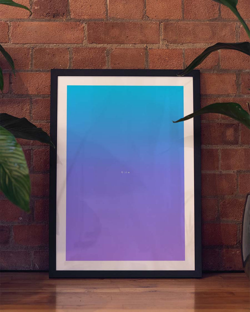 Glow | Minimalist Art Poster