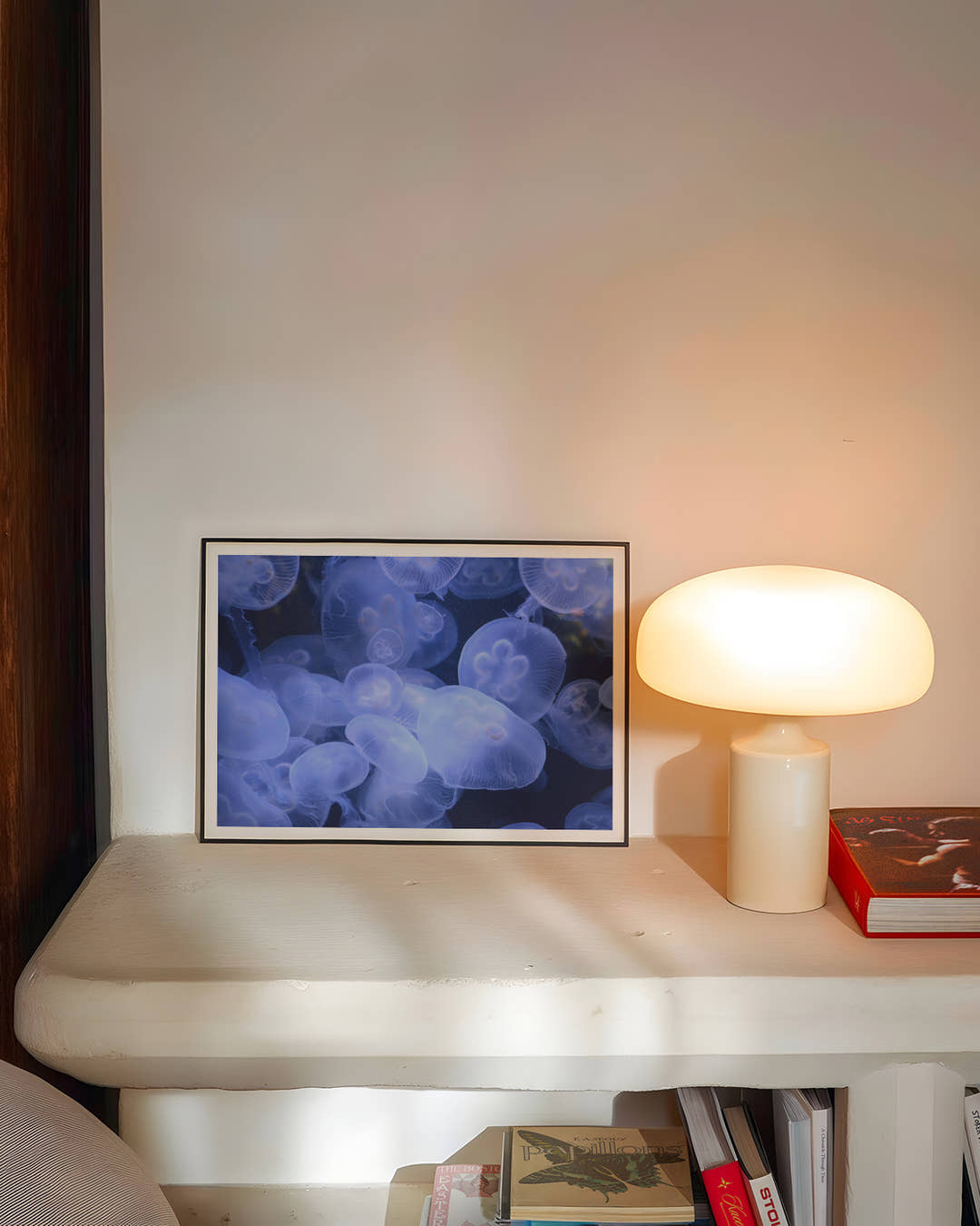 Glowing in the dark Poster – FineArt Wandbild, moderne Kunst &amp; Fine Art Print von Spawnd, handgefertigt &amp; Made in Germany
