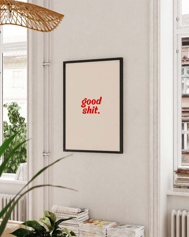 Good Shit | Typografie Poster