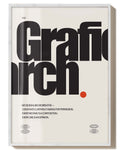 Spawnd® Grafic Arch Poster in Schwarz mit rotem Punkt und weißem Rahmen – moderner FineArt Print für stilvolle Raumdekoration.