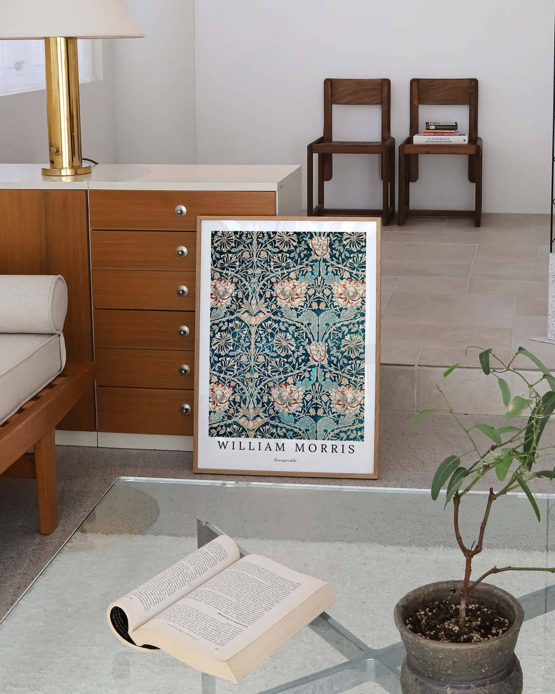 Honeysuckle Poster – FineArt Wandbild, moderne Kunst &amp; Fine Art Print von Spawnd, handgefertigt &amp; Made in Germany