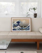 Kanagawa-oki nami ura Poster – FineArt Wandbild, moderne Kunst & Fine Art Print von Spawnd, handgefertigt & Made in Germany