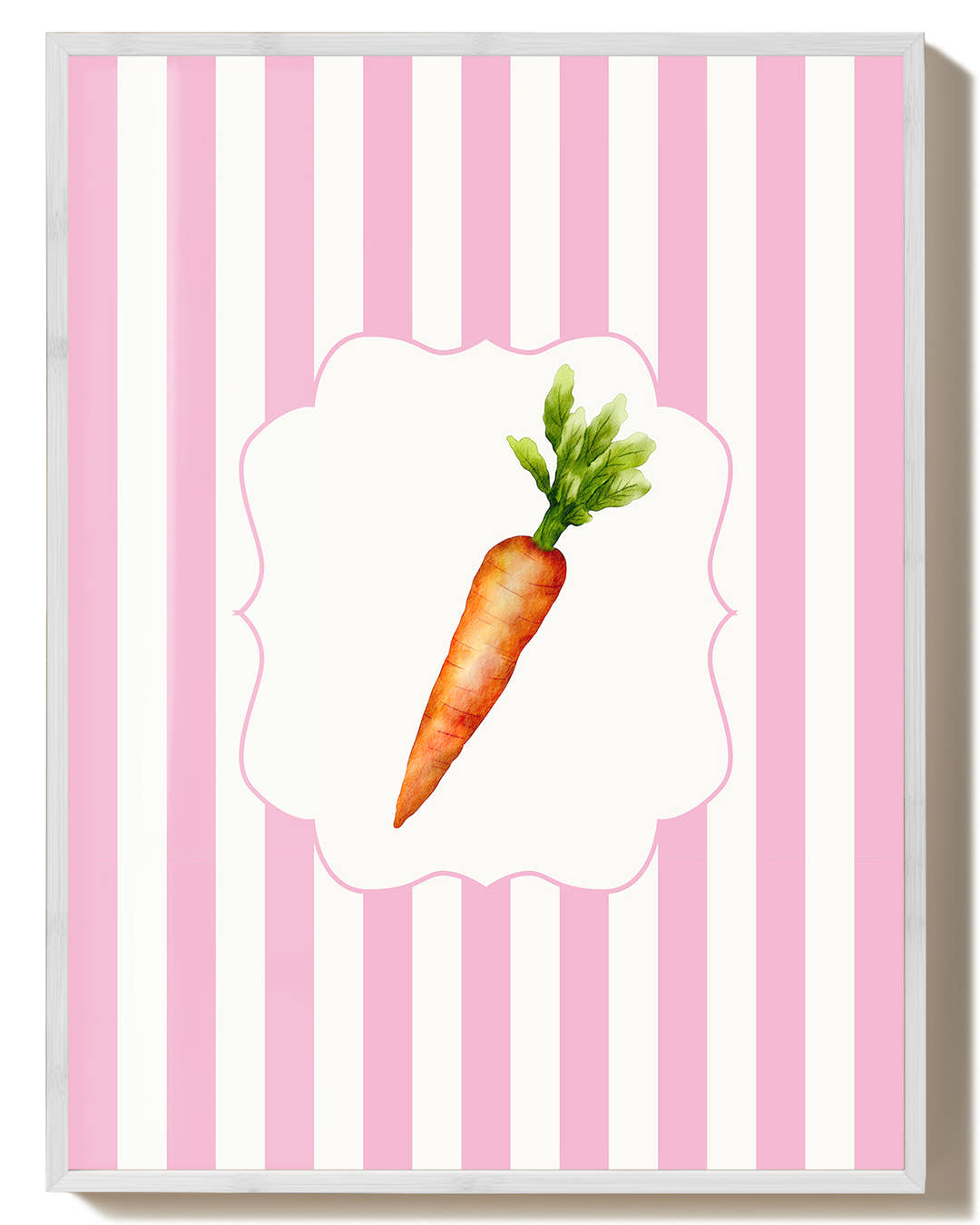 Karotten Poster – Carrot Poster – FineArt Wandbild, moderne Kunst &amp; Fine Art Print von Spawnd, handgefertigt &amp; Made in Germany