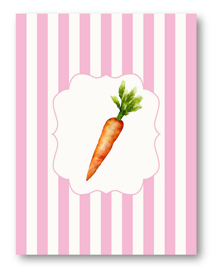 Karotten Poster – Carrot Poster – FineArt Wandbild, moderne Kunst &amp; Fine Art Print von Spawnd, handgefertigt &amp; Made in Germany
