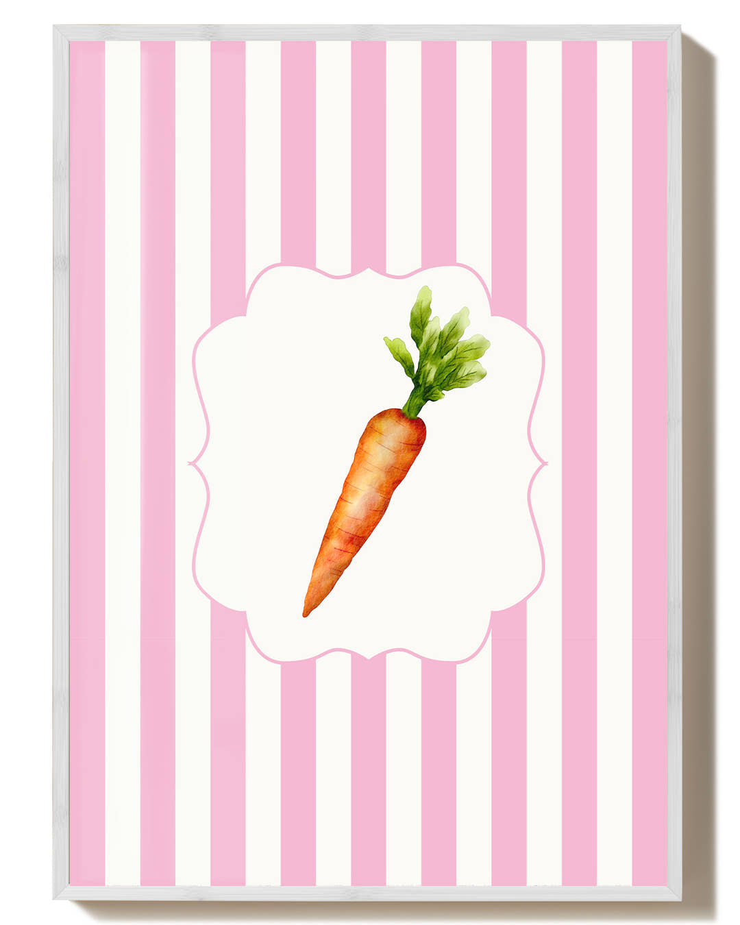 Karotten Poster – Carrot Poster – FineArt Wandbild, moderne Kunst &amp; Fine Art Print von Spawnd, handgefertigt &amp; Made in Germany