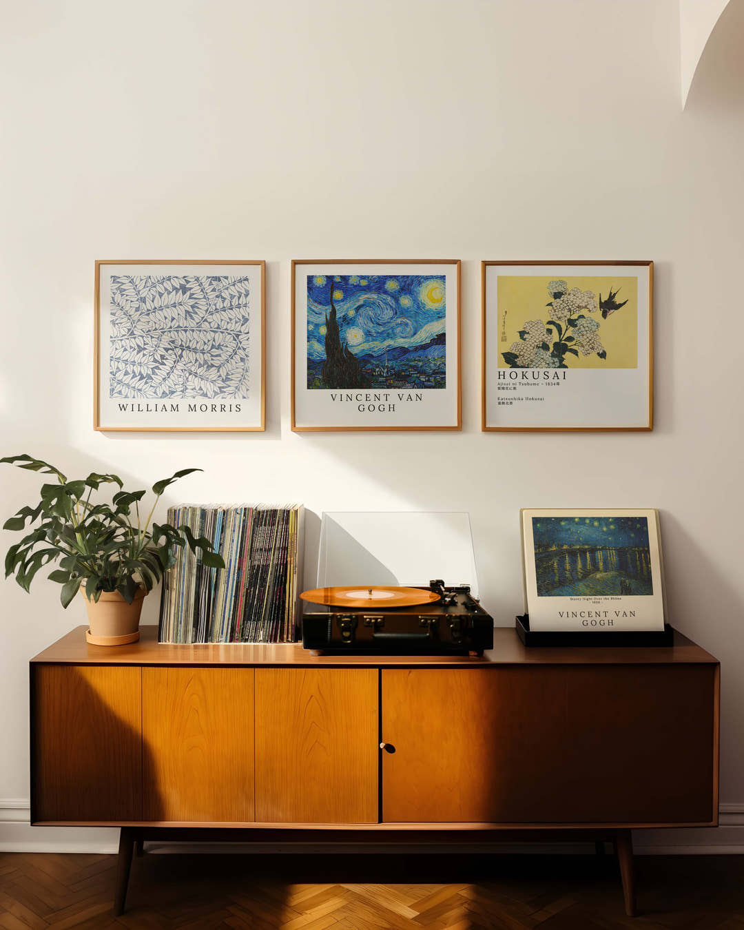 La Nuit étoilée Poster – FineArt Wandbild, moderne Kunst &amp; Fine Art Print von Spawnd, handgefertigt &amp; Made in Germany