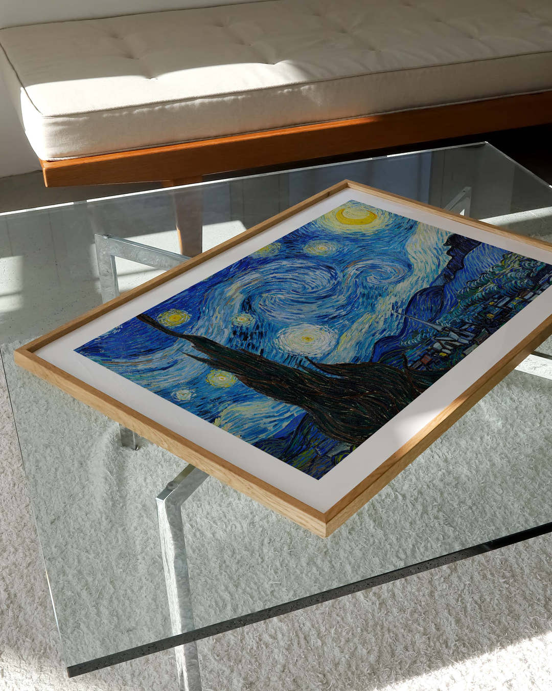 La Nuit étoilée V2 Poster – FineArt Wandbild, moderne Kunst &amp; Fine Art Print von Spawnd, handgefertigt &amp; Made in Germany
