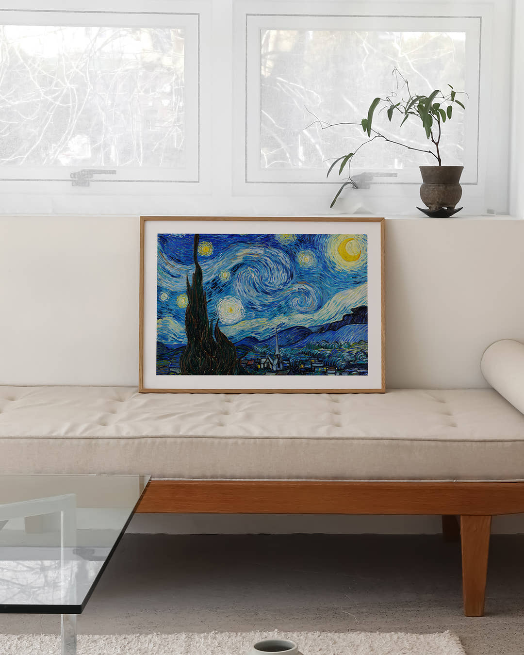 La Nuit étoilée V2 Poster – FineArt Wandbild, moderne Kunst &amp; Fine Art Print von Spawnd, handgefertigt &amp; Made in Germany