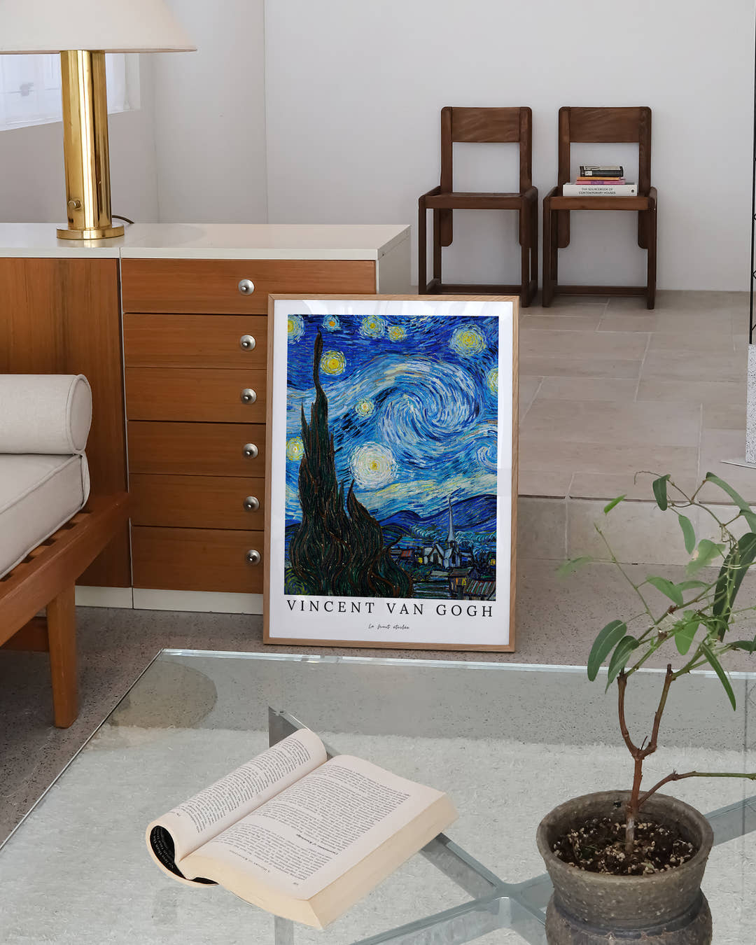 La Nuit étoilée V3 Poster – FineArt Wandbild, moderne Kunst &amp; Fine Art Print von Spawnd, handgefertigt &amp; Made in Germany