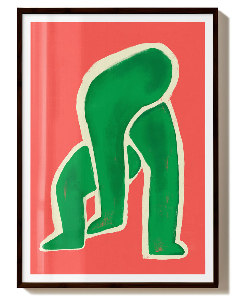 Limber Logic Poster – FineArt Wandbild, moderne Kunst & Fine Art Print von Spawnd, handgefertigt & Made in Germany