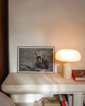 Lion Poster – FineArt Wandbild, moderne Kunst & Fine Art Print von Spawnd, handgefertigt & Made in Germany