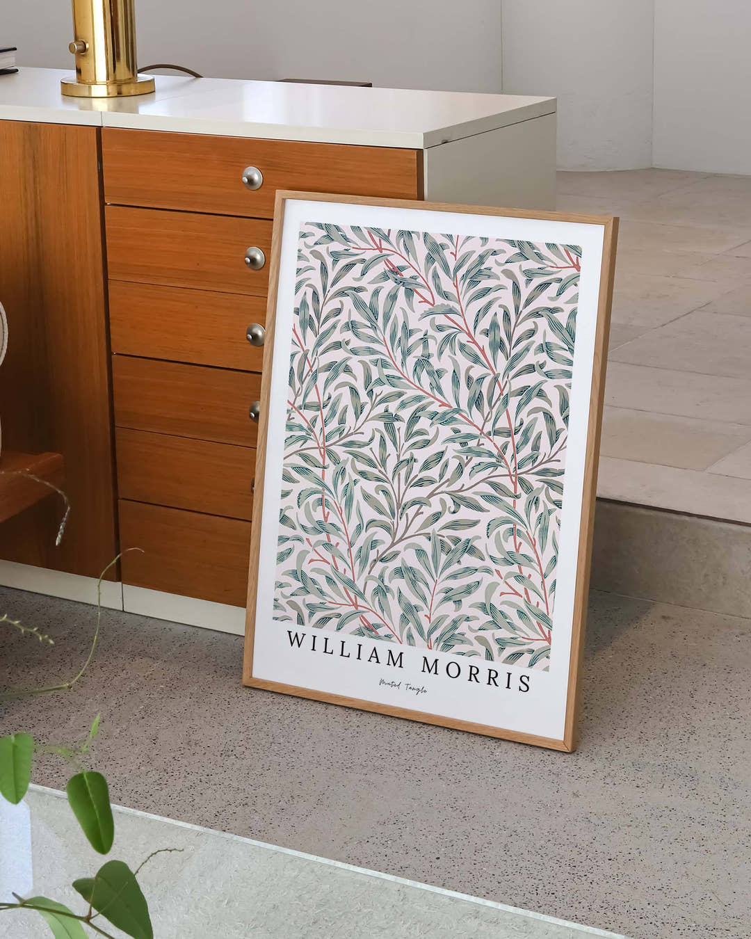 Muted Tangle Poster – FineArt Wandbild, moderne Kunst &amp; Fine Art Print von Spawnd, handgefertigt &amp; Made in Germany
