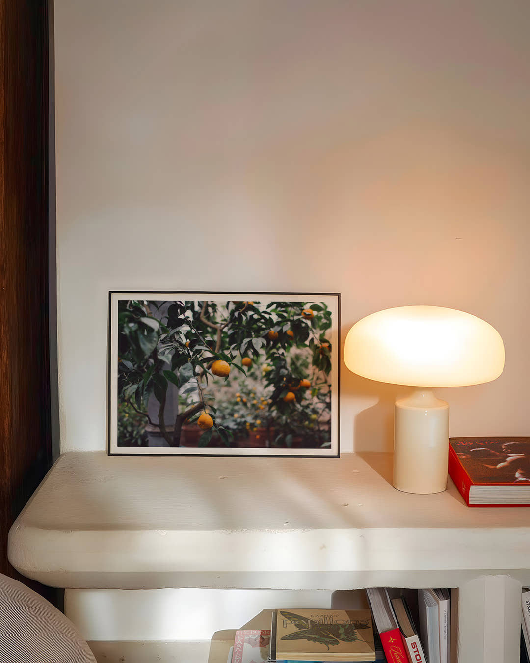 Orange tree Poster – FineArt Wandbild, moderne Kunst &amp; Fine Art Print von Spawnd, handgefertigt &amp; Made in Germany