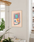 Retro Gaming Illustration Poster – Retro Gaming Poster – FineArt Wandbild, moderne Kunst & Fine Art Print von Spawnd, handgefertigt & Made in Germany