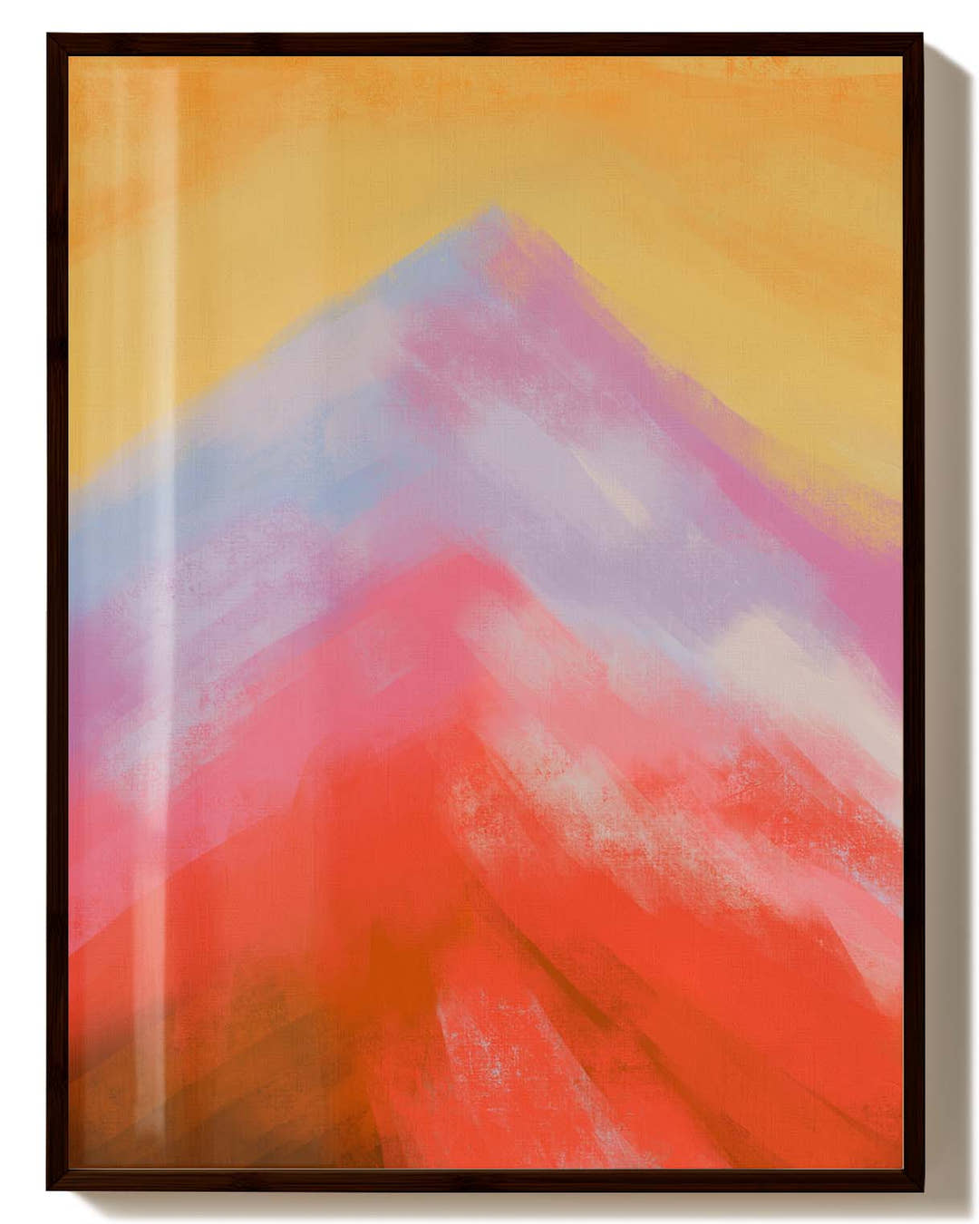 Rise, Gently | Berglandschaft Poster Poster – FineArt Wandbild, moderne Kunst &amp; Fine Art Print von Spawnd, handgefertigt &amp; Made in Germany