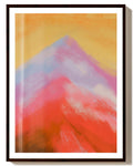 Rise, Gently | Berglandschaft Poster Poster – FineArt Wandbild, moderne Kunst & Fine Art Print von Spawnd, handgefertigt & Made in Germany