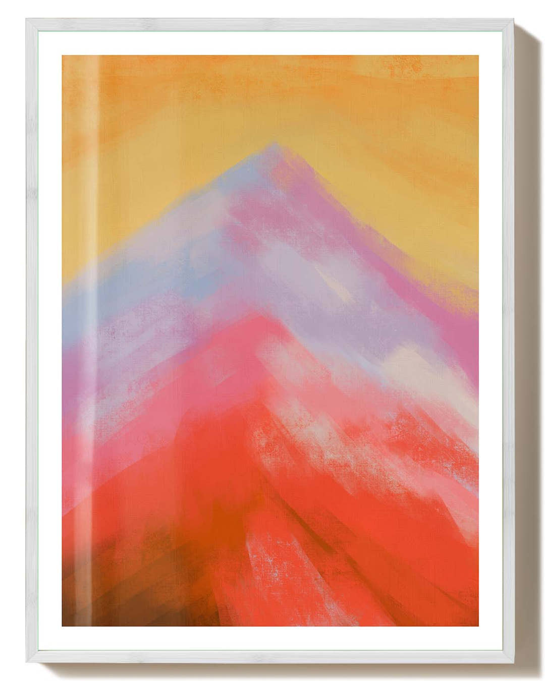 Rise, Gently | Berglandschaft Poster Poster – FineArt Wandbild, moderne Kunst &amp; Fine Art Print von Spawnd, handgefertigt &amp; Made in Germany