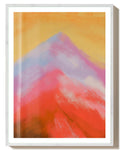 Rise, Gently | Berglandschaft Poster Poster – FineArt Wandbild, moderne Kunst & Fine Art Print von Spawnd, handgefertigt & Made in Germany