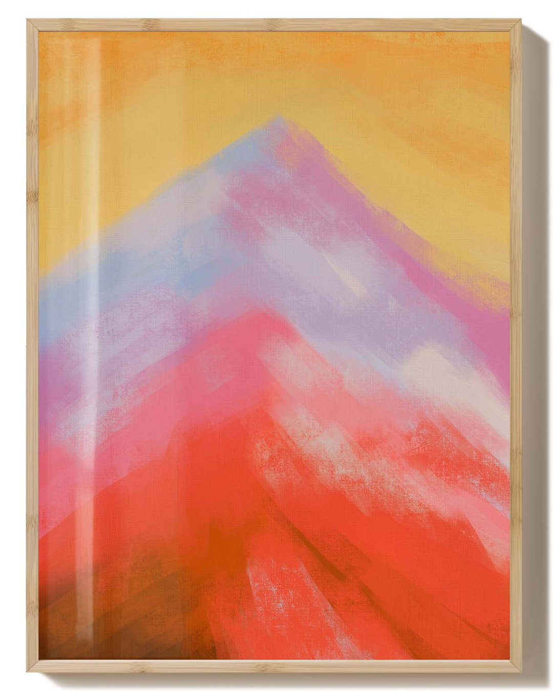 Rise, Gently | Berglandschaft Poster Poster – FineArt Wandbild, moderne Kunst &amp; Fine Art Print von Spawnd, handgefertigt &amp; Made in Germany
