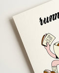 Running on Coffee | Illustration Poster